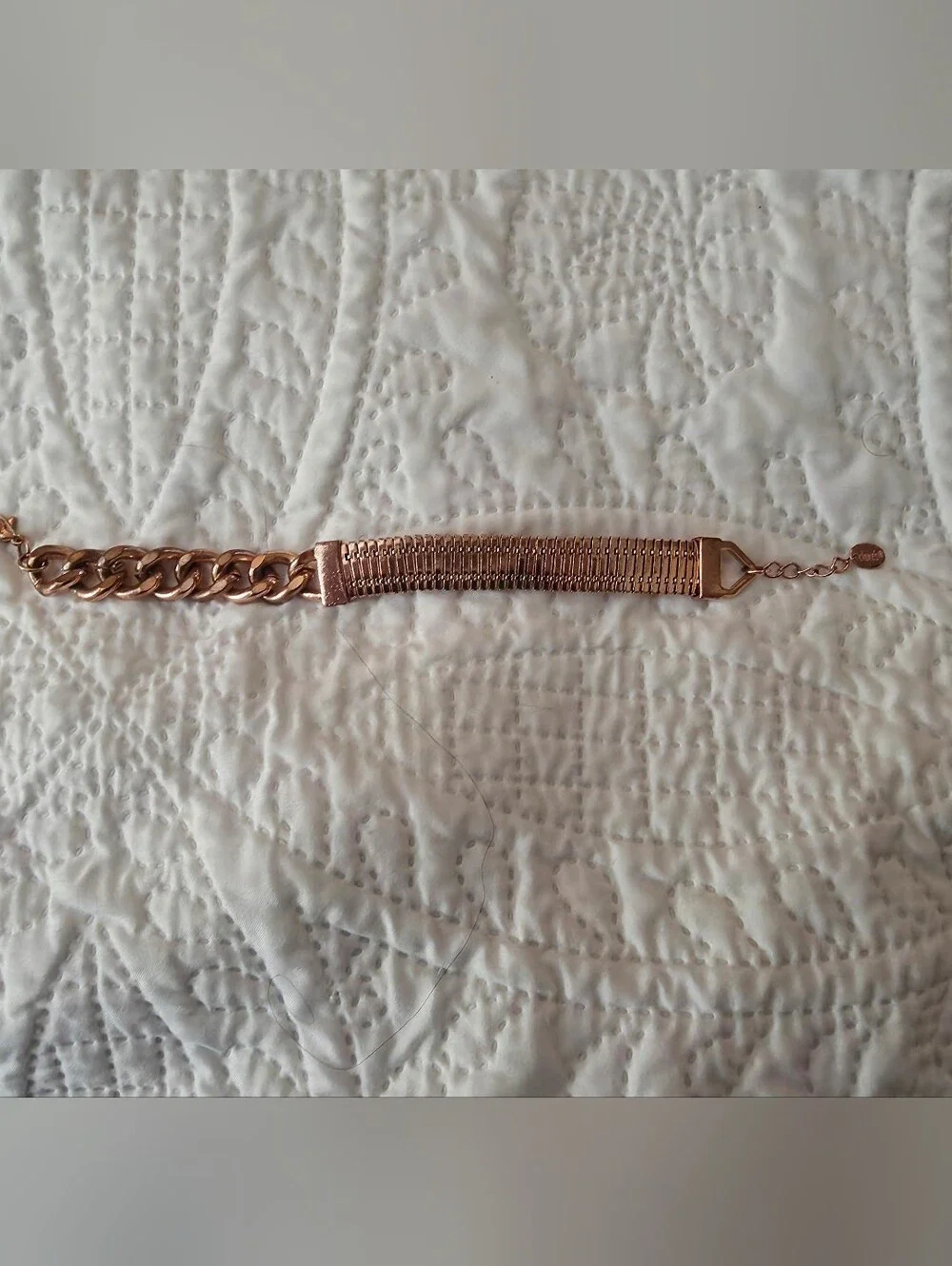 Claire's Copper Color Punk Spike Bracelet